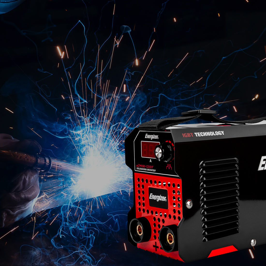 Soldadora inversora EZMINI-120IT 120 A, 110 V, ENERGIZER