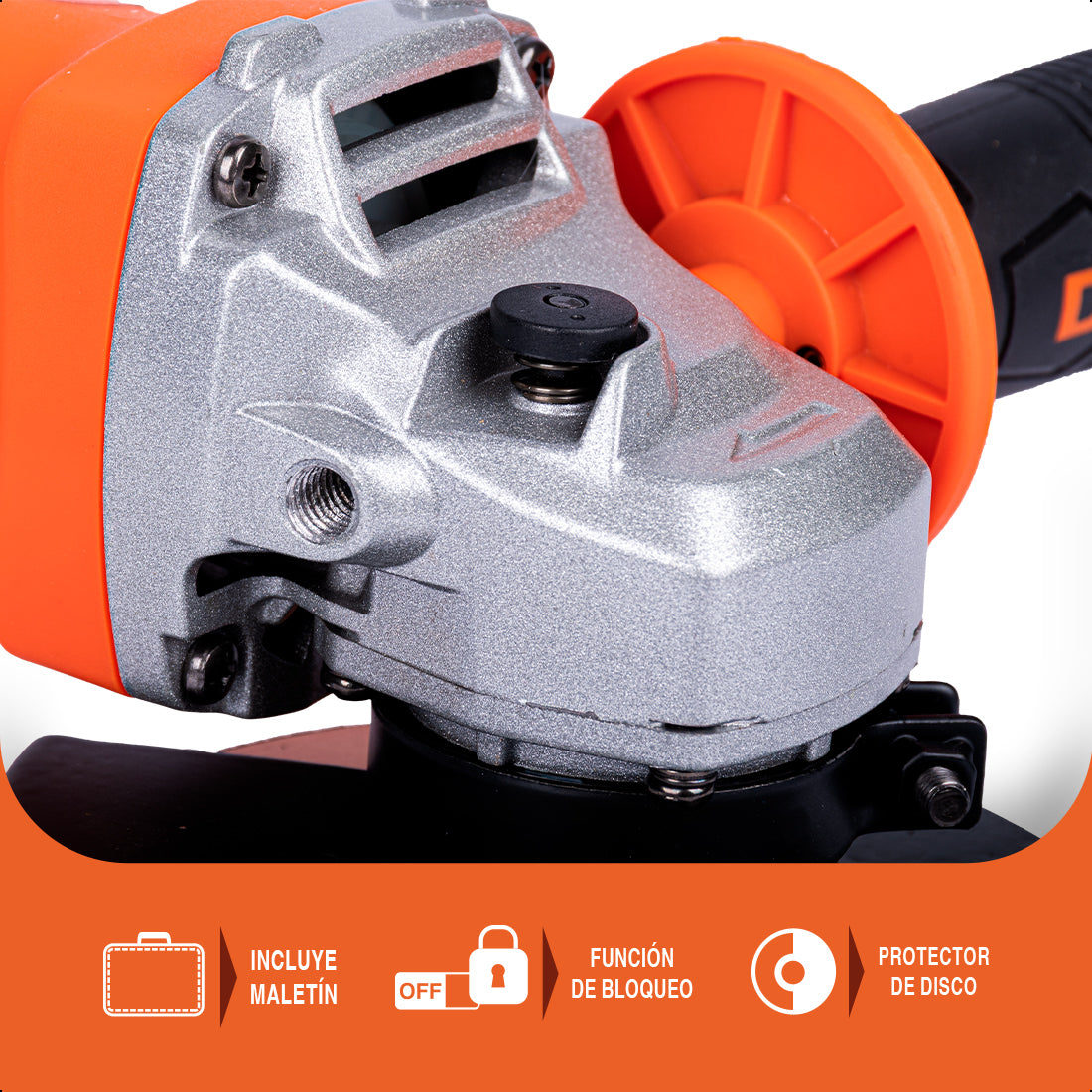 Esmeriladora 4-1/2" 750W 11000rpm DAEWOO