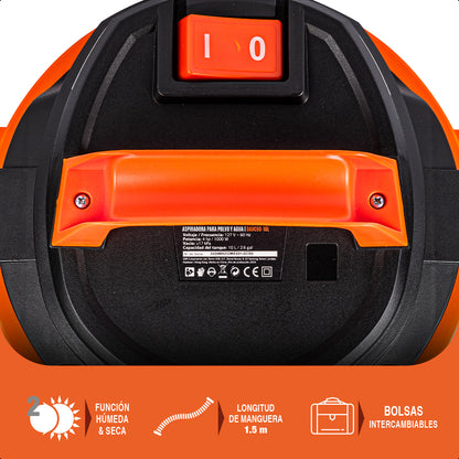 Aspiradora Polvo y Agua 10 litros 4HP (+accesorios) DAEWOO
