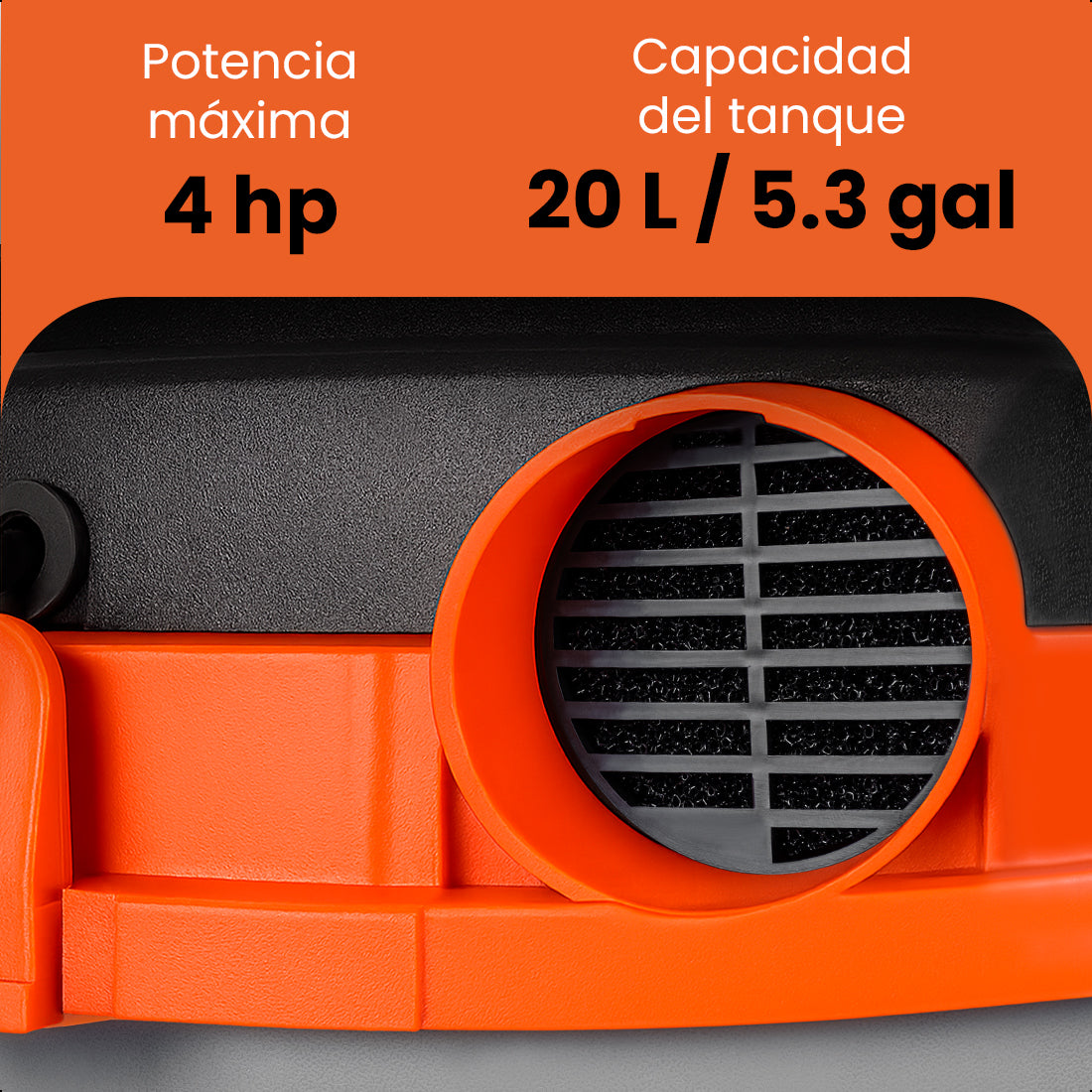 Aspiradora Polvo y Agua 20 litros 4HP (+accesorios) DAEWOO