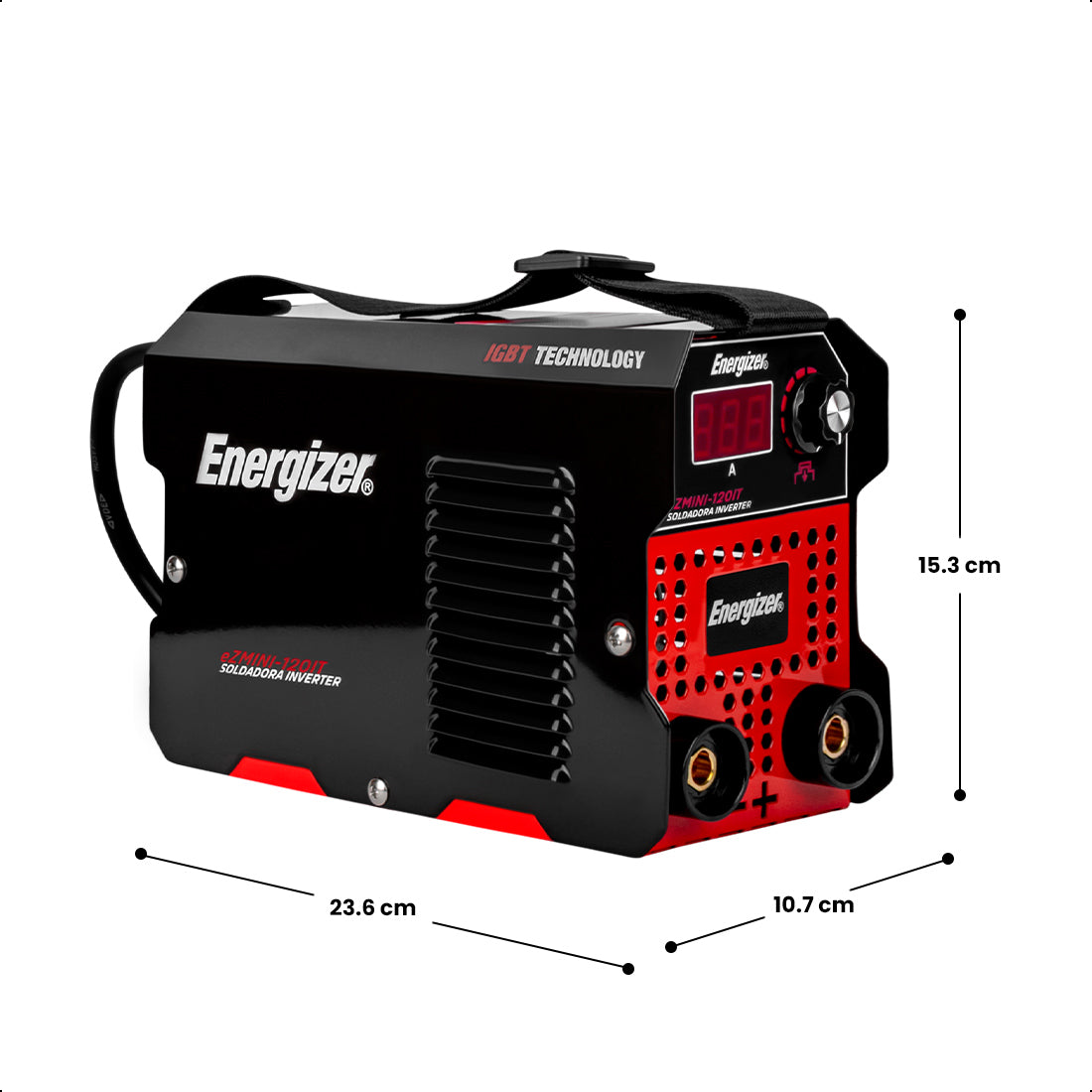 Soldadora inversora EZMINI-120IT 120 A, 110 V, ENERGIZER