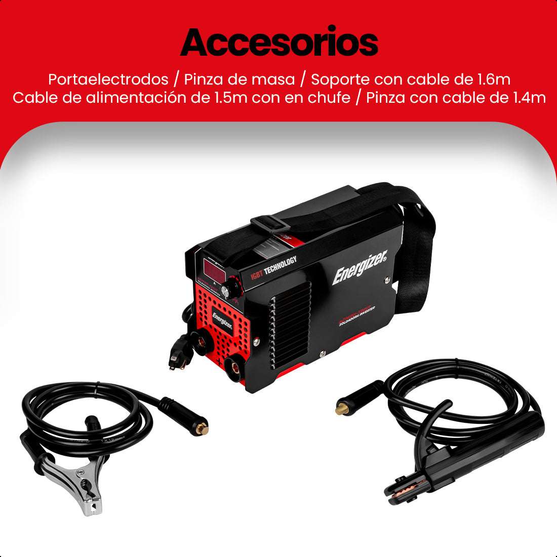 Soldadora inversora EZMINI-120IT 120 A, 110 V, ENERGIZER